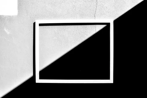 Black and white frame Stock Illustration