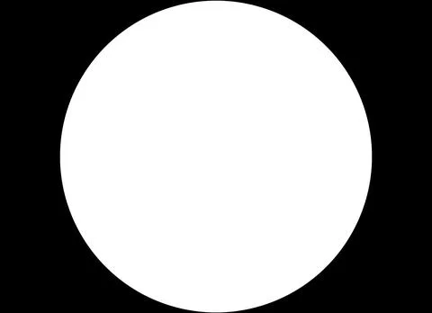 Black and white full moon design element Stock-Illustration