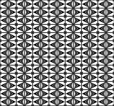 Black And White Geometric Arrowhead Pattern Background Stock Illustration