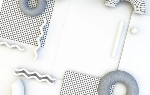 Black and white geometric background Illustrazione stock