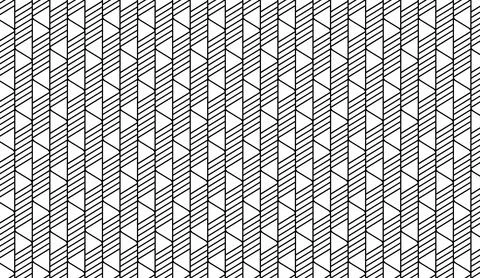 Black and white geometric pattern featuring repeating triangles and vertical イラスト素材