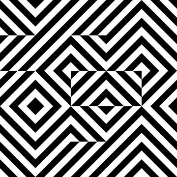 Black and white geometric vector pattern minimal posters .. Stock Illustration