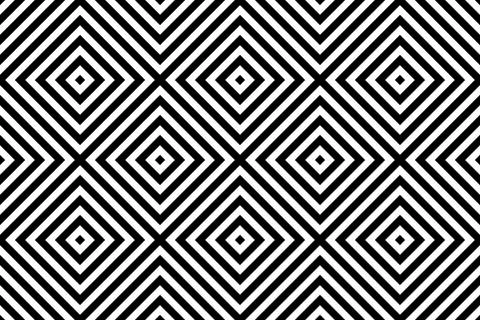 Black and white geometrical pattern Stock-Illustration