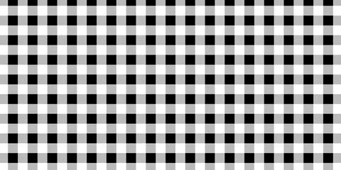 Black and white Gingham seamless pattern. Black and white checker pattern, .. Stockillustratie