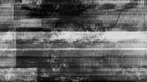Black And White Glitch Distortion Stock Footage 340353337