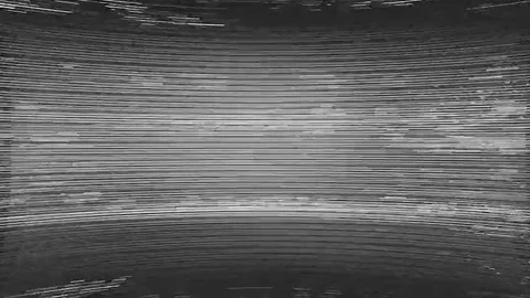 Black and white glitch overlay layer effect, old film vhs shaking background Stock Footage 304497887