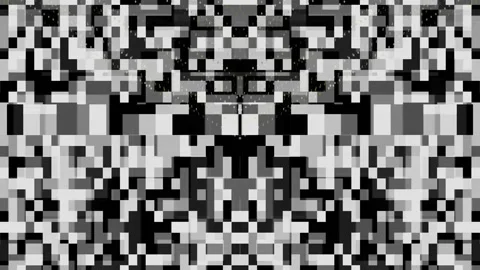 Black And White Glitch Static Noise Digital TV Screen Background 스톡 동영상 347144701
