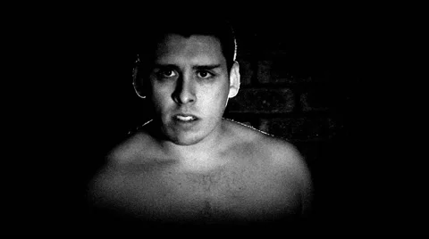 Black and white gothic Stock Footage 52773330