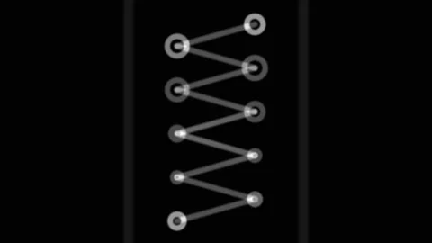 Black and white gps trail background with looping design Stock Footage 341767250