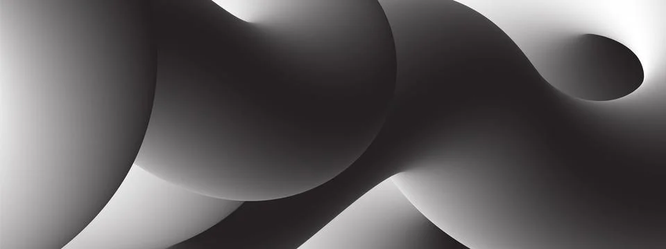 Black and white gradient background Stock Illustration