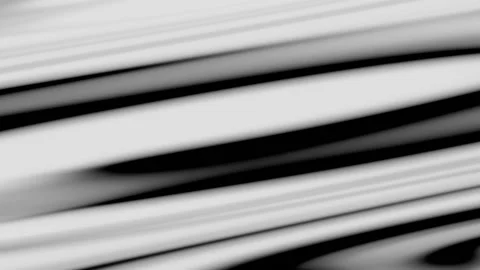 Black and White Gradient Diagonal Wavey Flowing Curtain Lines Background Stock Footage 202133277