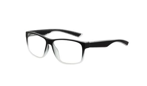 Black and white gradient optical eyeglasses offering clear vision Stock Photos