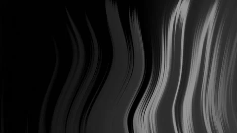 Black and White Gradient Wavy Stripes Slowly Flowing Curtain Loop Background Video stock 200977715