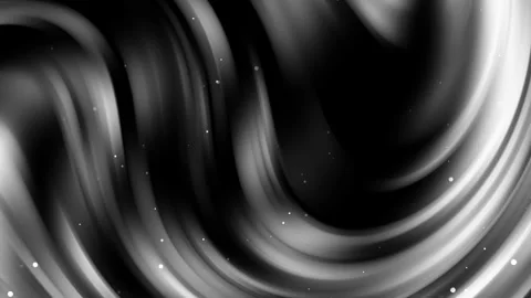 Black and white gradient wavy abstract background with white specks. Stock Footage 286730006