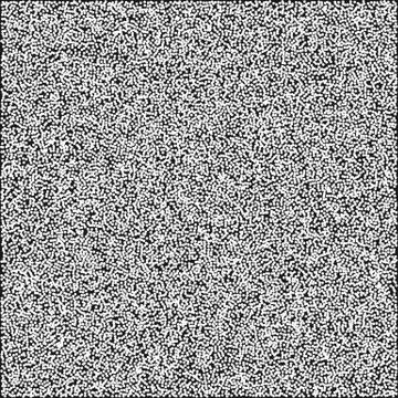 Black and white grainy dotwork texture. Retro halftone stippled background 库存插图