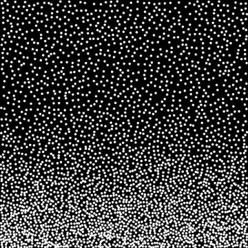 Black and white grainy dotwork gradient texture. Retro halftone stippled Stock Illustration