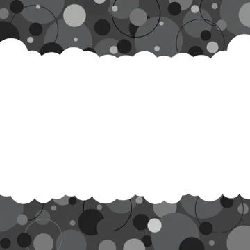 Black And White Graphic Background With Space Stock Illustration