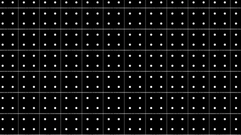 Black and white graphic pattern with geometric figures, in 4K. Vídeo Stock 112244621