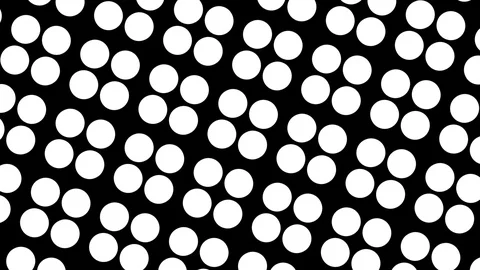 Black and white graphic pattern with geometric figures, in 4K. Vídeo Stock 112245641