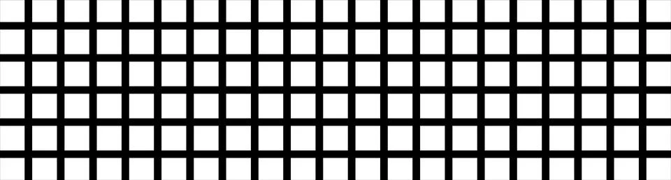 Black and white grid pattern. Monochromatic square grid. Abstract checkerboar Stock Illustration