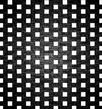 Black and white grid pattern weaving abstract background 스톡 일러스트