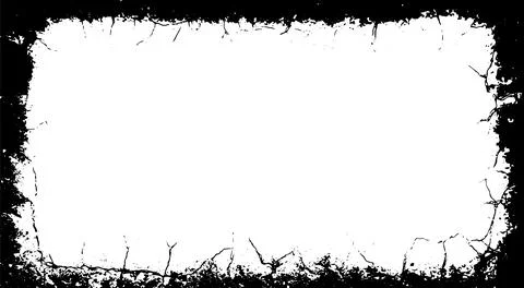 Black and white Grunge frame, Grunge border, grunge border template frame Stock Illustration