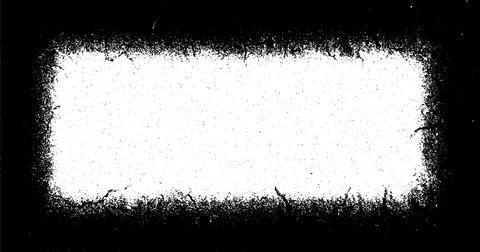 Black and white Grunge frame, Grunge border, grunge border template frame Stock Illustration