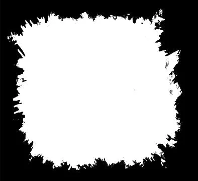 Black and white Grunge frame, Grunge border, grunge border template frame Stock Illustration