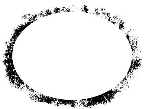 Black and white Grunge frame, Grunge border, grunge border template frame Stock Illustration
