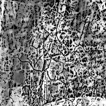 Black and white grunge texture. Monochrome abstract background. Pattern of du Stock Illustration