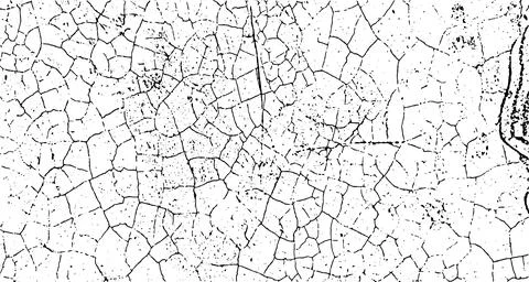Black and white grunge texture vector, grungy effect for overlay design Stock Illustration