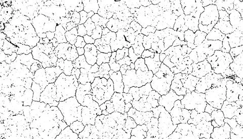 Black and white grunge texture vector, grungy effect for overlay design Stock Illustration