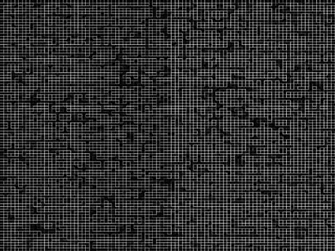 Black and white hacker maze pattern backdrop Stock Illustration