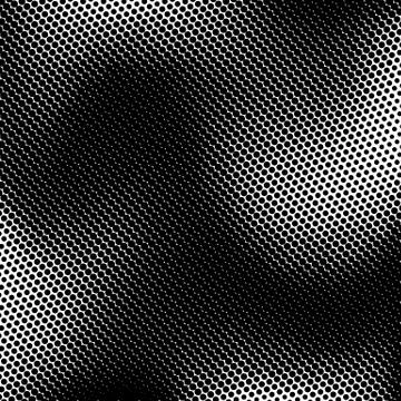 Black and White Halftone Background Stock Illustration