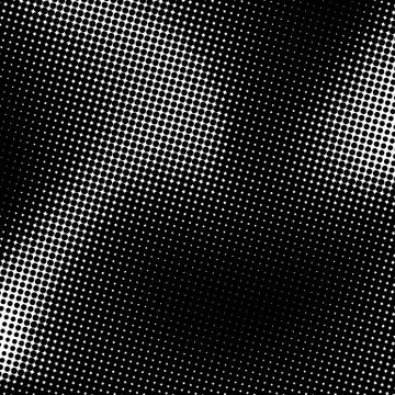 Black and White Halftone Background Stock Illustration