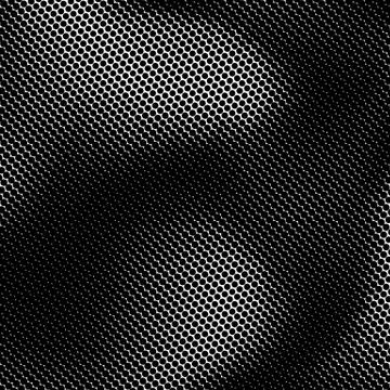 Black and White Halftone Background Stock Illustration