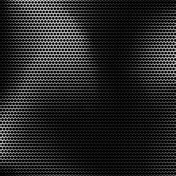 Black and White Halftone Background Stock Illustration