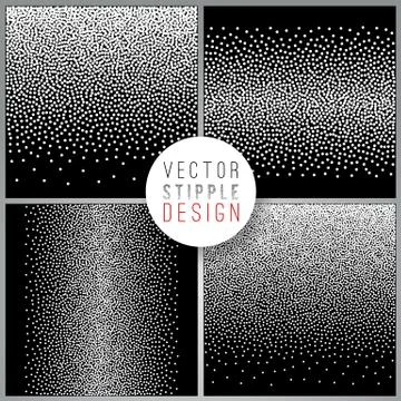 Black and white halftone background Illustrazione stock