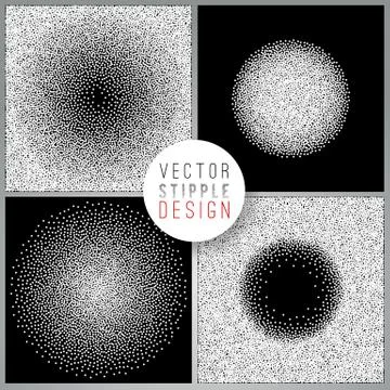 Black and white halftone background Illustrazione stock