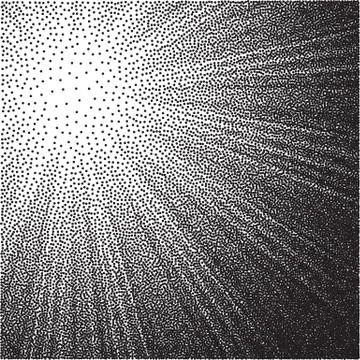 Black and white halftone background Stock Illustration