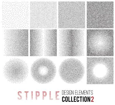 Black and white halftone background Stock Illustration