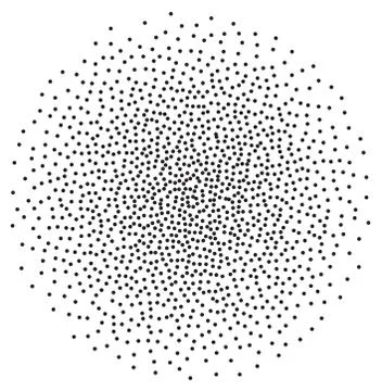 Black and white halftone background Stock Illustration