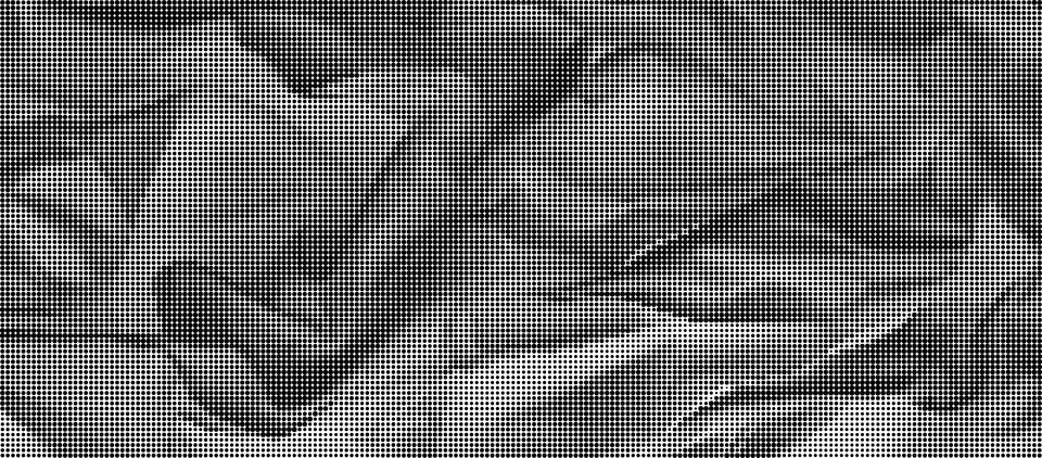 Black and white halftone dot pattern background texture seamless repeat dots Stock Illustration