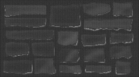 Black and white halftone dot pattern background texture seamless repeat dots イラスト素材