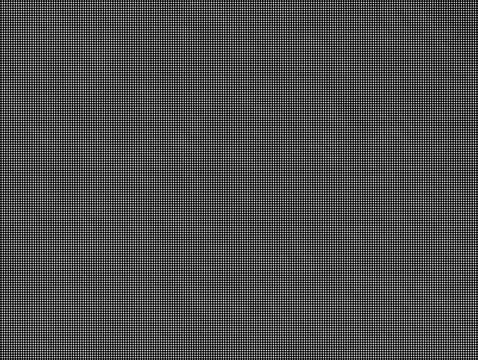 Black and white halftone dot pattern background texture with dense grid of c Stock Illustration