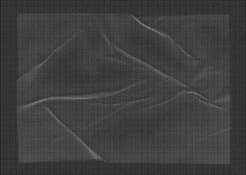 Black and white halftone dot pattern background texture with diagonal lines  イラスト素材