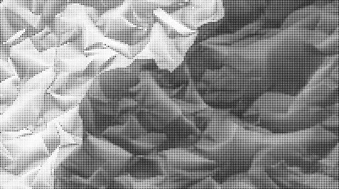 Black and white halftone dot pattern background texture with diagonal lines イラスト素材