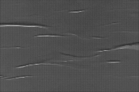Black and white halftone dot pattern background texture with fine grid patte Illustrazione stock