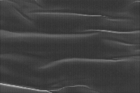 Black and white halftone dot pattern background texture with irregular dot d Illustrazione stock
