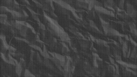 Black and white halftone dot pattern background with dense grid texture blac イラスト素材